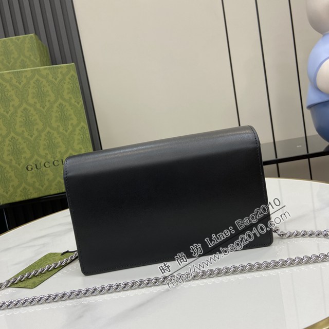 Gucci專櫃古馳最新款Marmont系列鏈帶錢包女士小斜挎包 jh2477型號：790060
